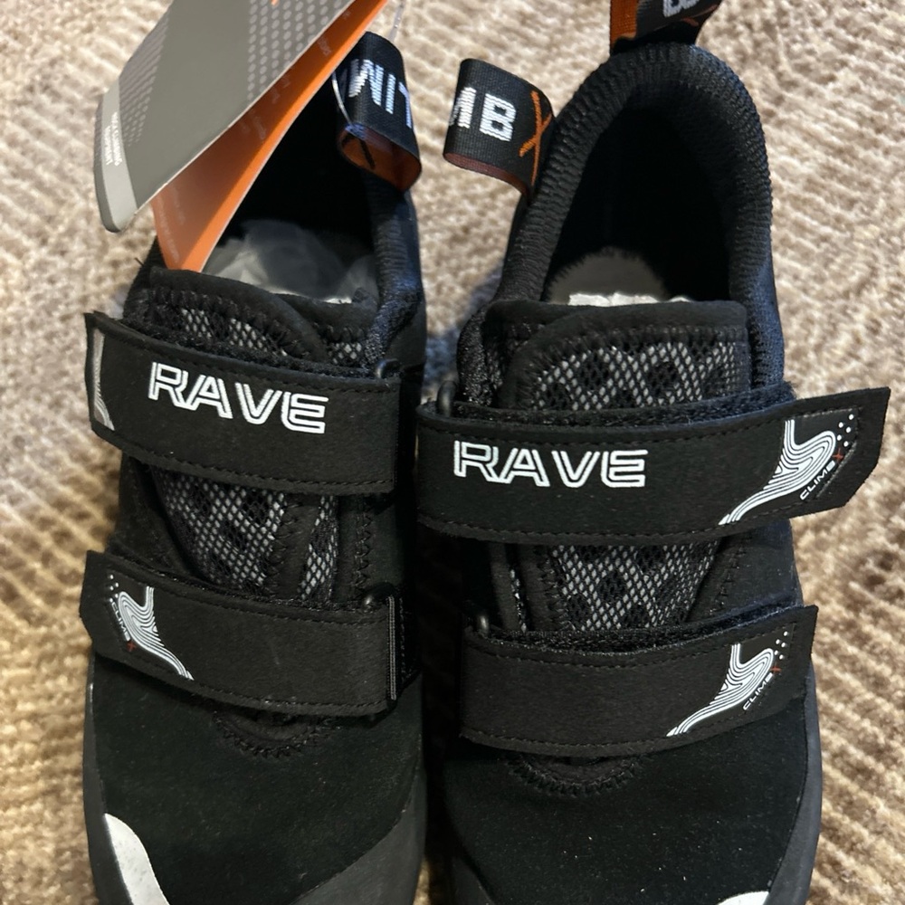 Climb X Rave Size 9.5 Women Rock Climbing Strap Shoe - Indoor Outdoor Equipment